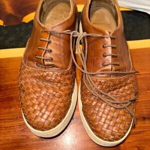 Jared Lang woven leather lace up shoes 44